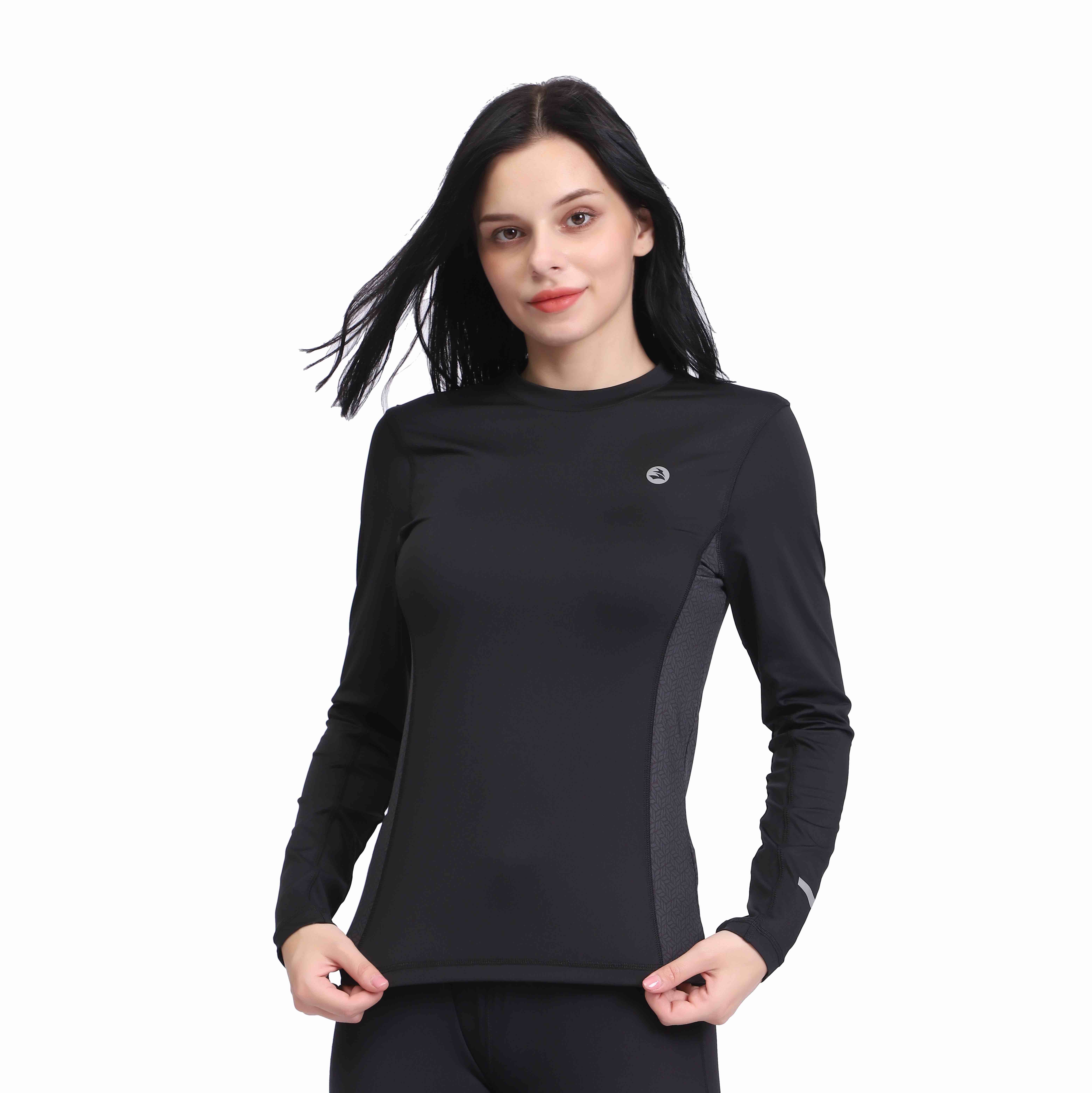 Женский топ с длинным рукавом