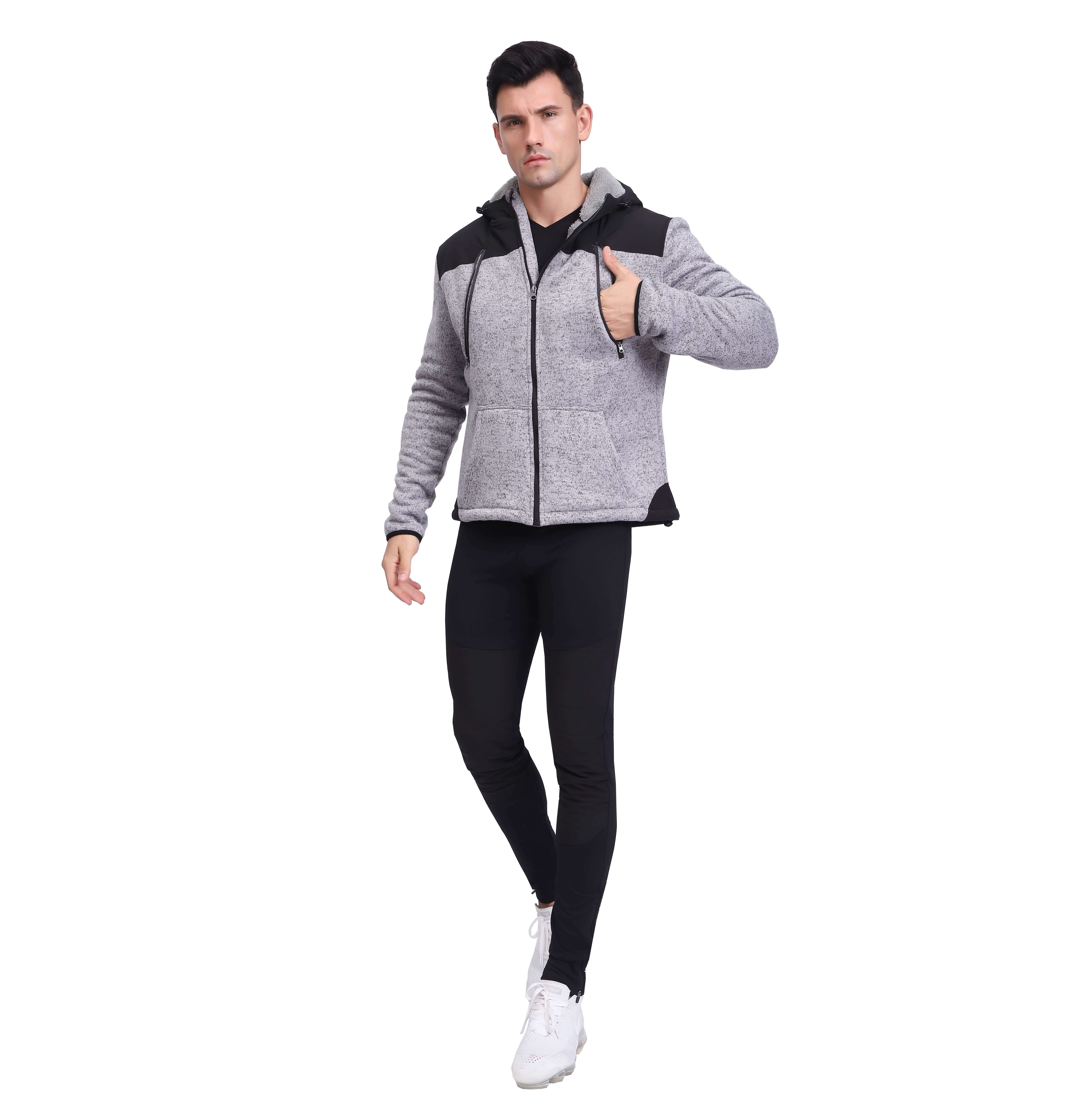 Связанные куртки с ветром