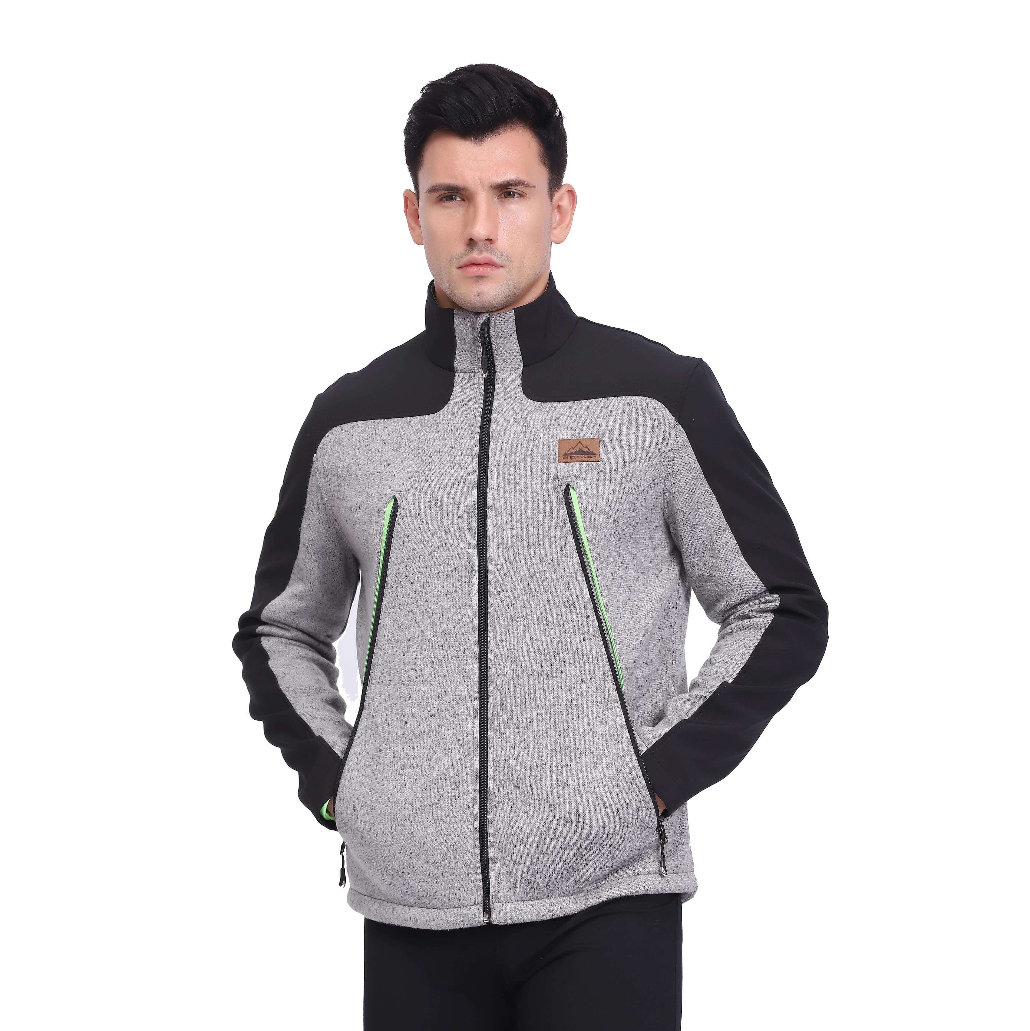 Мужская теплая теплая ветрозащитная толстовка Softshell Warm Up Jacket