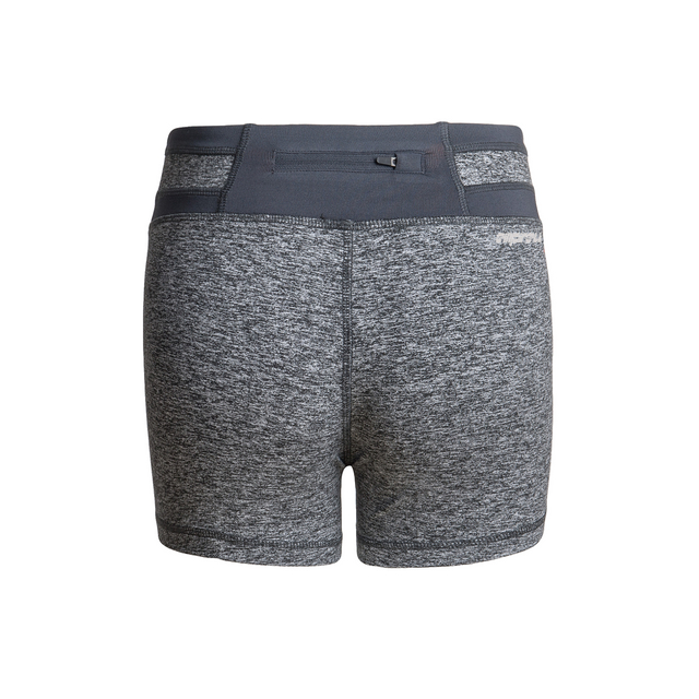 Женская спортивная сжатие шорт -шорты на молнии карман на молнии