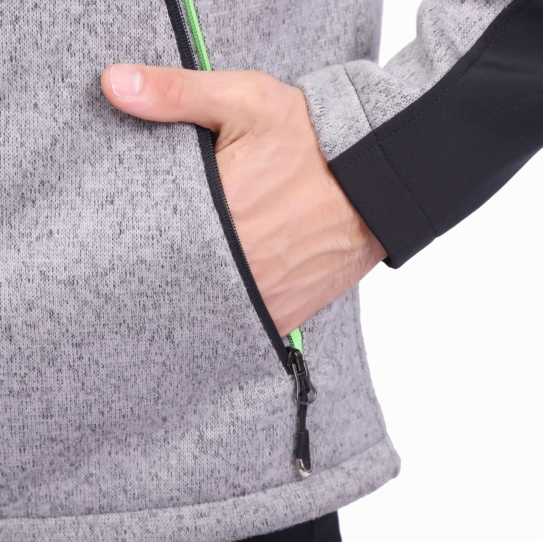 Длинные карманы на молнии