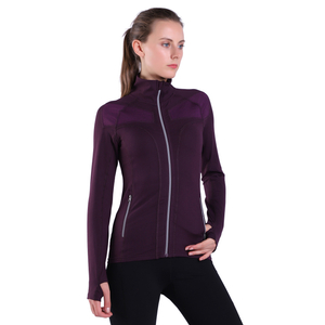 Женская беговая куртка Define, приталенные спортивные мягкие топы с длинными рукавами и светоотражающими молниями