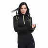 Женская спортивная стенка Fit 1/2 Zip Fleece Lining Pullover Thermal Top Top