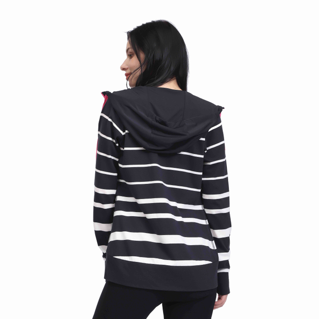 Женская ультрамягкая толстовка с цветными блоками Active на молнии с капюшоном