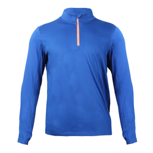 Мужские спортивные повседневные флисовые топы Половина молнии для бега с длинным рукавом Пуловеры Рубашки