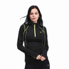 Женская спортивная стенка Fit 1/2 Zip Fleece Lining Pullover Thermal Top Top