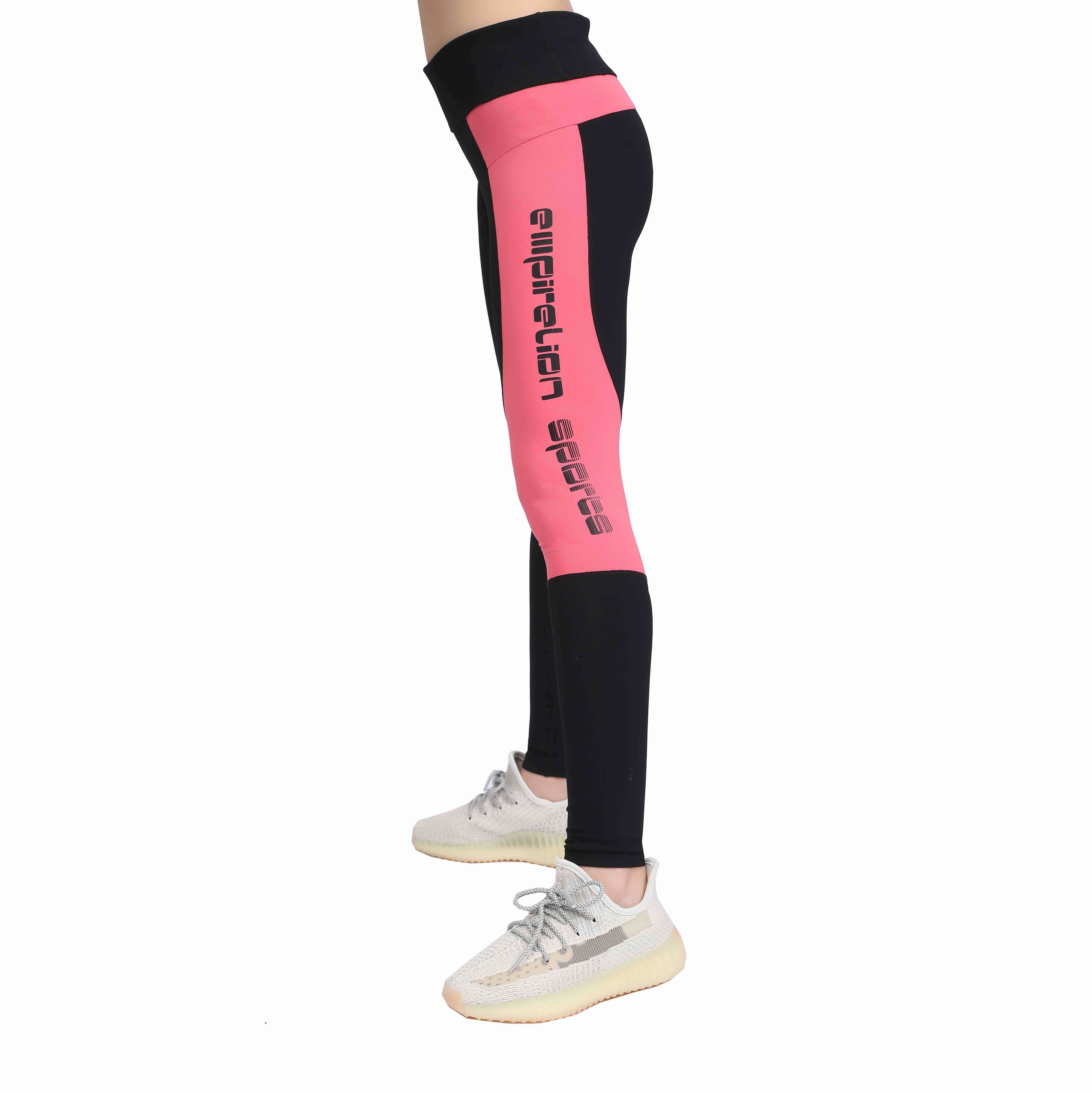 Женская сетчатая панель -панель -карманы для тренировочных тренировочных брюк.