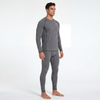 Мужское термобелье Long Johns, базовый слой, внутренний флисовый верх, низ, комплект из 2 предметов